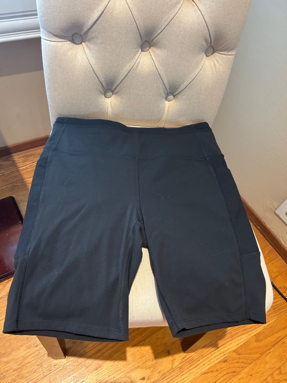 Mondetta Black Bike Shorts with Side Panels